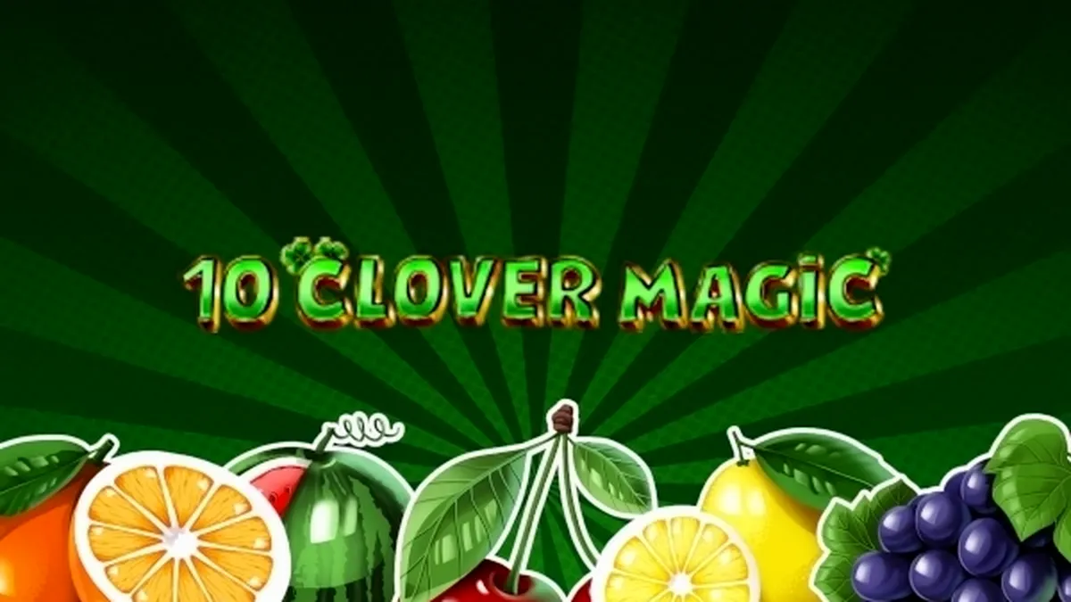 Interface do slot 10 Clover Magic com tema irlandês