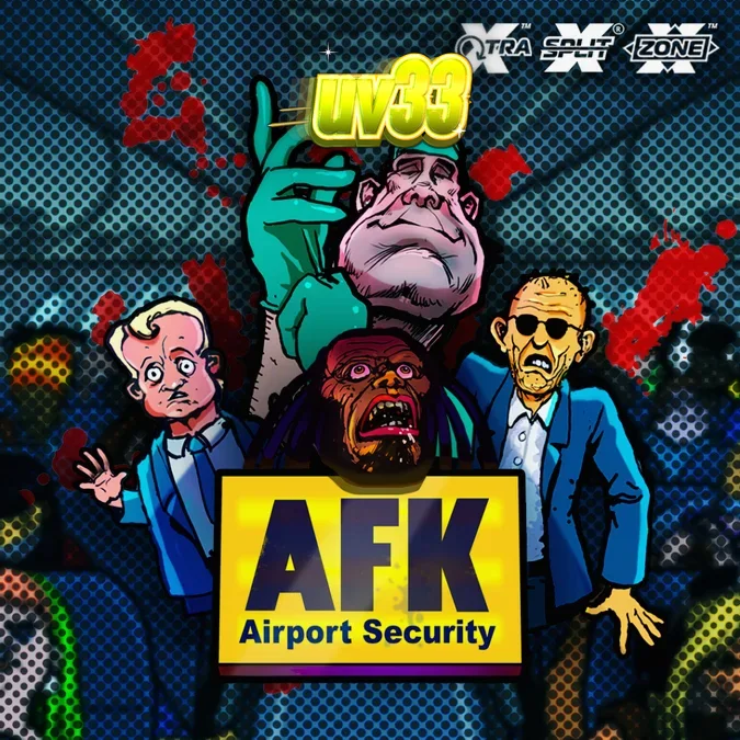 Tela principal do slot AFK Airport Security com elementos de aeroporto
